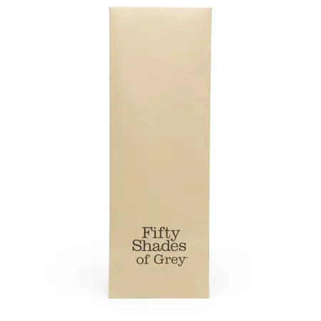 Fifty Shades of Grey Bound to You Wrist Cuffs - Padded Faux Leather, Gold Accents