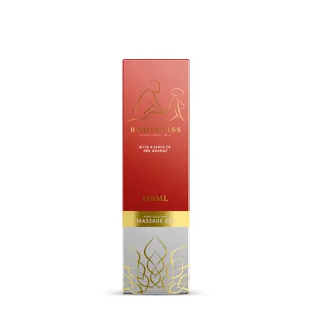 BodyGliss Silky Soft Massage Oil Red Orange 150ml - Long-Lasting Formula