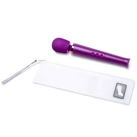 Le Wand Petite Massager Cherry - Compact Rechargeable Wand, 6 Modes