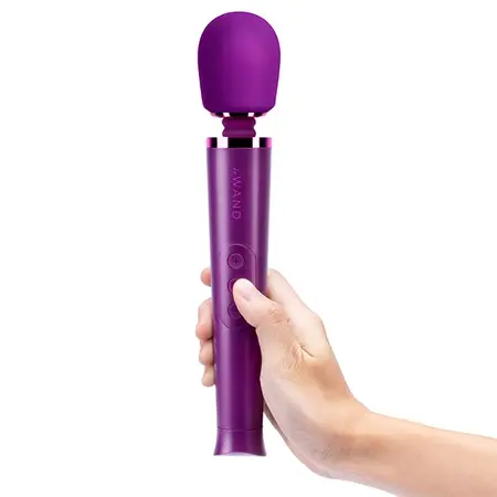 Le Wand Petite Massager Cherry - Compact Rechargeable Wand, 6 Modes