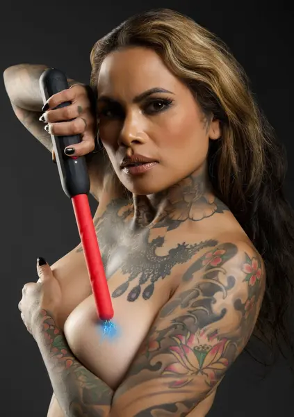 TABOOM Prick Stick Electro Shock Wand USB Rechargeable Black