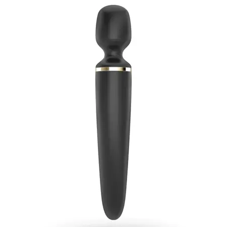 Satisfyer Wand-er Woman Massager Black XXL - 50 Modes, Waterproof, Silicone
