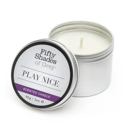 Fifty Shades of Grey Play Nice Vanilla Scented Soy Candle 90g