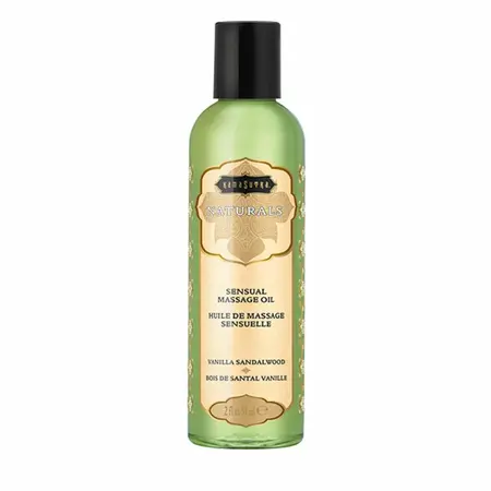 Kama Sutra Naturals Massage Oil Vanilla Sandalwood 59ml - Gentle Formula