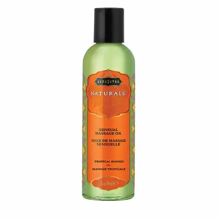 Kama Sutra Naturals Massage Oil Tropical Mango 59ml - Nourishing Formula