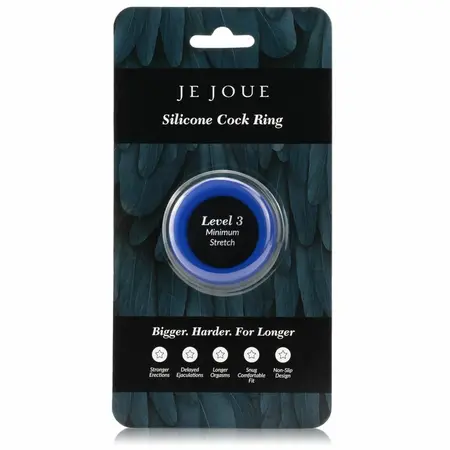 Je Joue Silicone C-Ring Minimum Stretch Blue - Premium Non-Slip Band