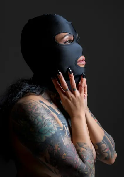 TABOOM Spandex Hood Black Lightweight Stretchable Mask