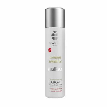 Swede Woman Sensitive AnalEase Water-Based Lubricant 120ml - Aloe Vera & Chamomile