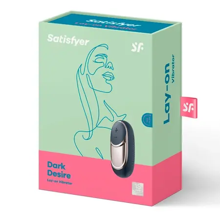Satisfyer Dark Desire Compact Clitoral Stimulation Device Black