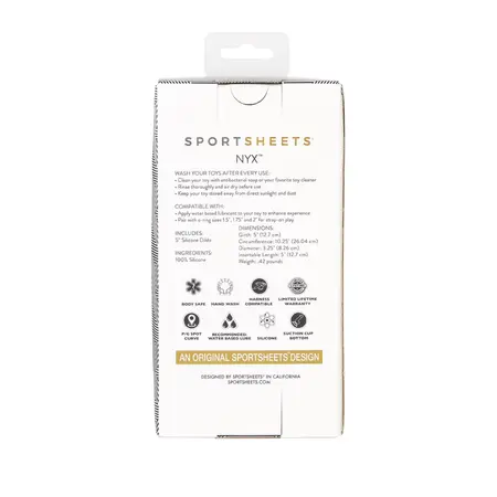 Sportsheets Nexus Nyx Coral Silicone Intimate Device 15.2 cm with Suction Cup
