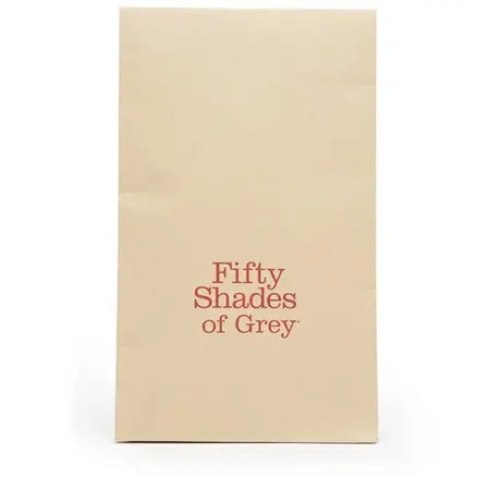 Fifty Shades of Grey Sweet Anticipation Adjustable Silicone Ball Gag Black/Red