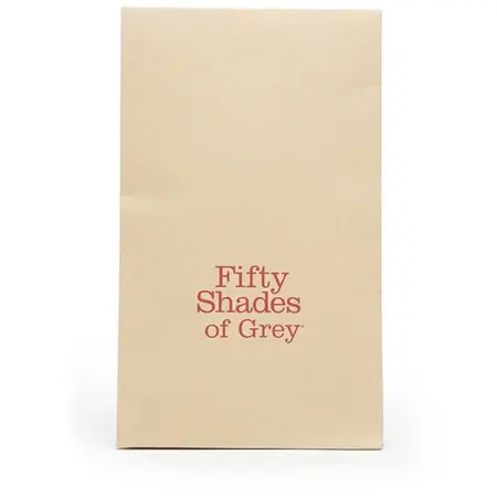Fifty Shades of Grey Sweet Anticipation Adjustable Silicone Ball Gag Black/Red
