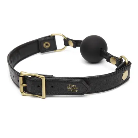 Fifty Shades of Grey Bound to You Adjustable Faux Leather Ball Gag
