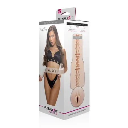 Fleshlight Girls Vina Sky Exotica Intimate Texture System Transparent