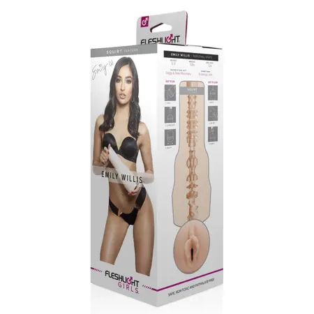 Fleshlight Girls Emily Willis Squirt Intimate Machine Textured Sleeve