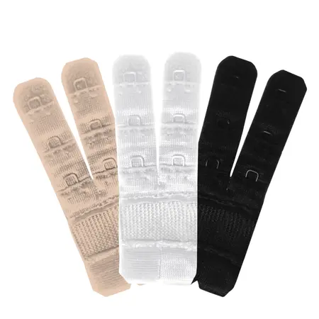 Bye Bra 2-Hook Bra Extenders Set - 3 Colors, Adjustable Comfort Fit
