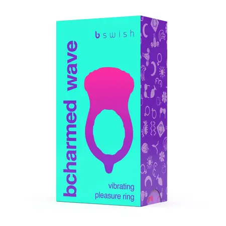 B Swish Bcharmed Basic Wave Orchid Silicone Intimate Ring 5-Mode