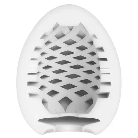 Tenga Egg Wonder Mesh Intimate Device Compact Textured Blue