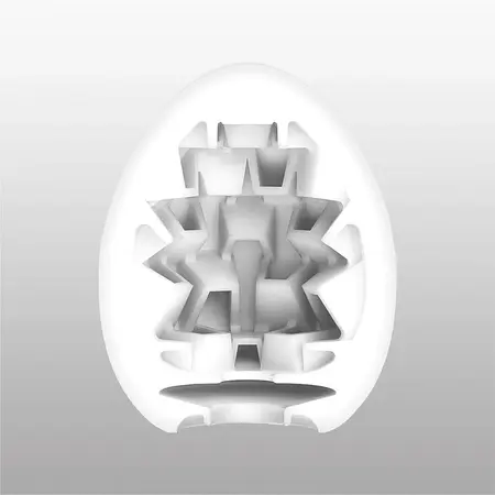 Tenga Egg Boxy Intimate Device Compact Male Model White