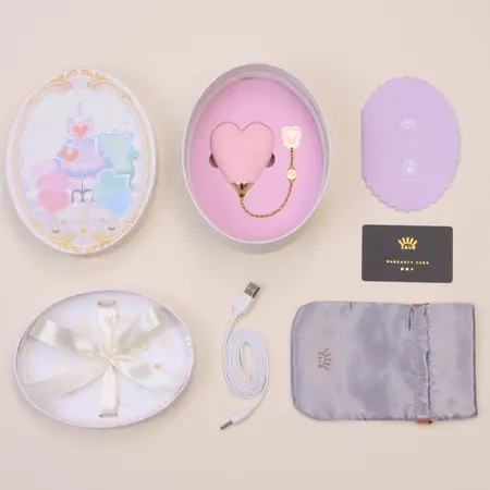 ZALO Baby Heart Berry Violet Intimate Massager App-Controlled 80mm