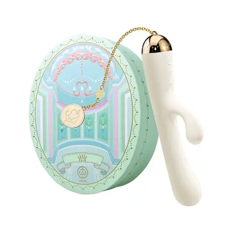 ZALO Ichigo Vanilla White - Dual Motor Intimate Device, App Control, 18K Gold