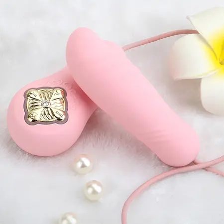 ZALO Temptation Preheating Bullet Thruster Pink - Swarovski, USB, Heating