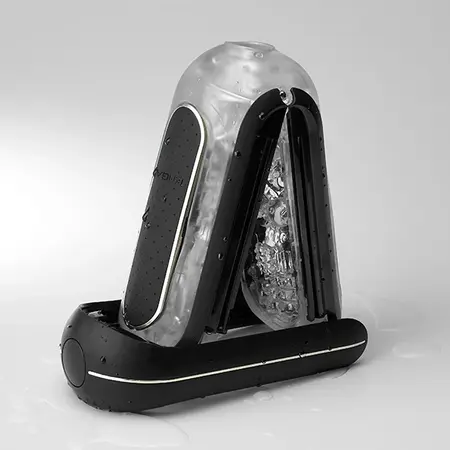 Tenga Flip Zero EV Black - High-Intensity Dual Vibration System, Reusable
