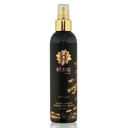 Sliquid Shine Organic Intimate Toy Cleaner 255ml - Unscented, Vegan Formula