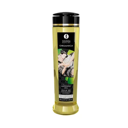 Shunga Organica Natural Massage Oil 240ml - Certified Organic Formula
