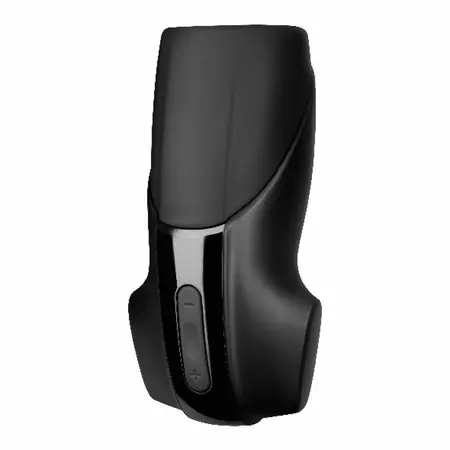 Satisfyer Men Vibration Intimate Device - 14 Modes, Rechargeable, Black