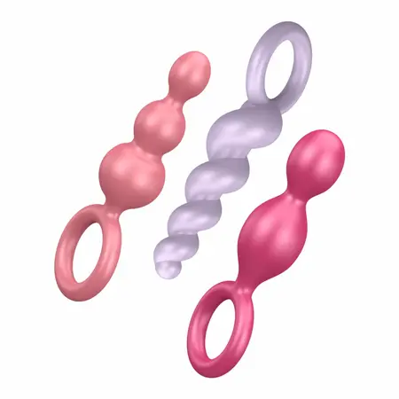 Satisfyer Booty Call Plugs Set Multicolor - Flexible Silicone Trio