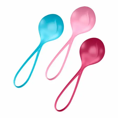 Satisfyer Strengthening Balls Silicone Pelvic Muscle Training Set 3pcs