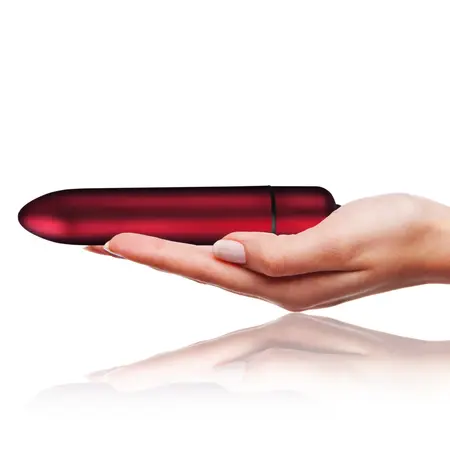 Rocks-Off Rouge Allure Compact Vibrating Bullet, 10 Functions, Red