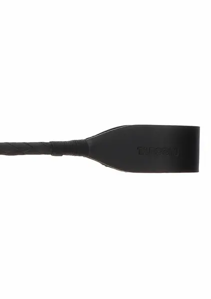 TABOOM Riding Crop Vegan Leather Black 66cm - Durable Handle