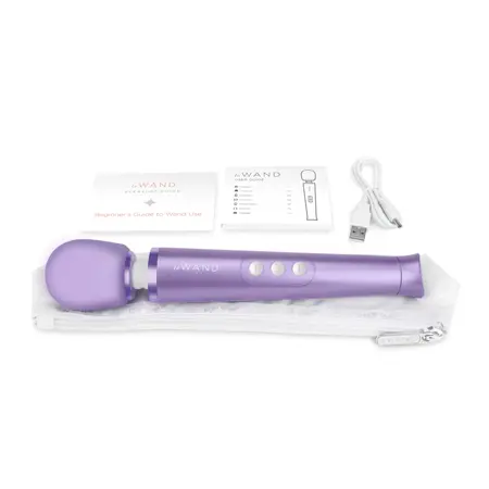 Le Wand Petite Violet Massager - Compact Rechargeable Model
