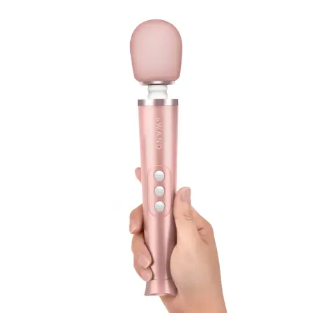 Le Wand Petite Massager Rose Gold USB, 10 Speeds, Travel Set
