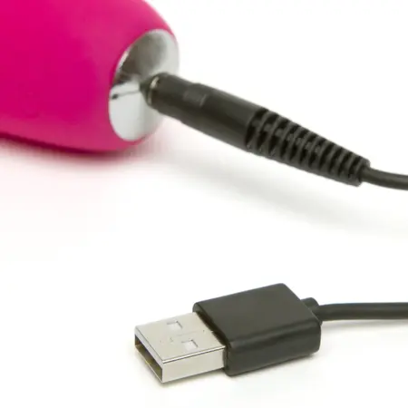 Happy Rabbit Curve Slim Pink Intimate Silicone Device USB Rechargeable