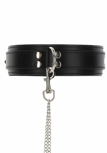 TABOOM Heavy Collar & Wrist Cuffs Set with Velvet Lining, Adjustable Fit