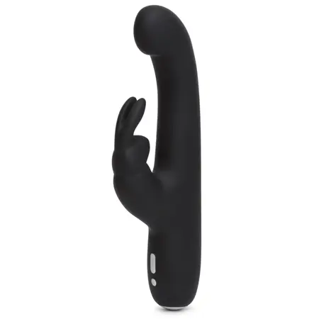 Happy Rabbit Slimline G-Spot Intimate Massager Black Silicone USB