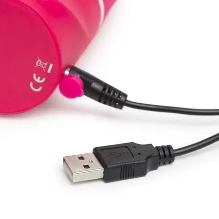 Happy Rabbit Pink G-Spot Vibrator Waterproof USB Rechargeable