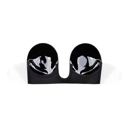 Bye Bra U-Style Support Bra Cup B Black - Adhesive, Low-Cut Solution
