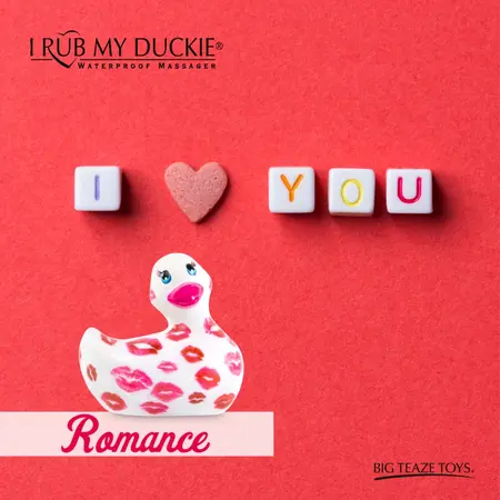 Big Teaze Toys I Rub My Duckie 2.0 Romance White-Pink Body Massager