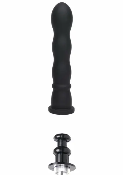 Bangers Wave Dong Easy-Lock 19 cm Silicone Attachment Black