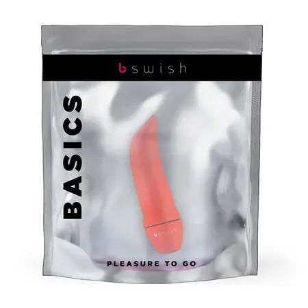 B Swish Bmine Basic Curve Dreamsicle Compact 5-Function Massager 7.6cm