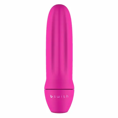B Swish Bmine Basic Compact Massage Device Magenta 5 Functions Waterproof