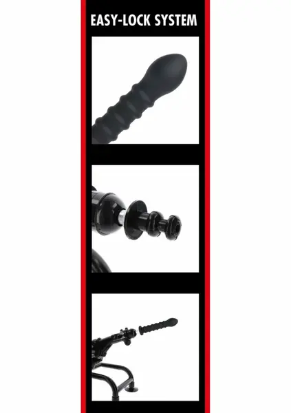 Bangers Easy-Lock Ribbed Model 19 cm Silicone, Universal System