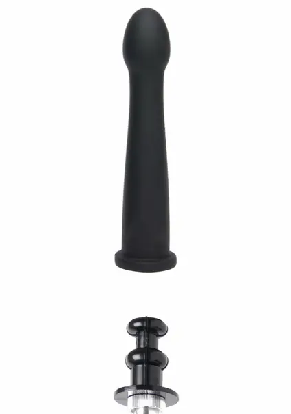 Bangers Smooth Dong Easy-Lock 19 cm Silicone Attachment Black