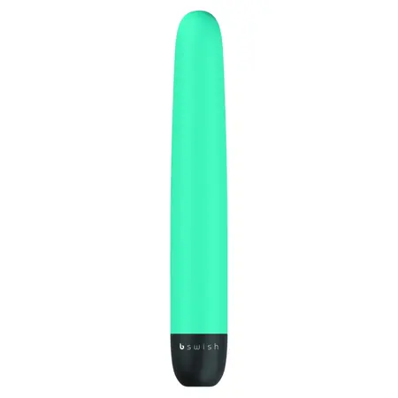 B Swish Bgood Classic Intimate Massager Jade 17.8cm Waterproof Blue