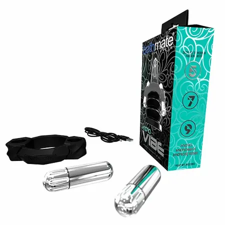 Bathmate HydroVibe Hydrotherapy Ring Black - Vibrating Water System