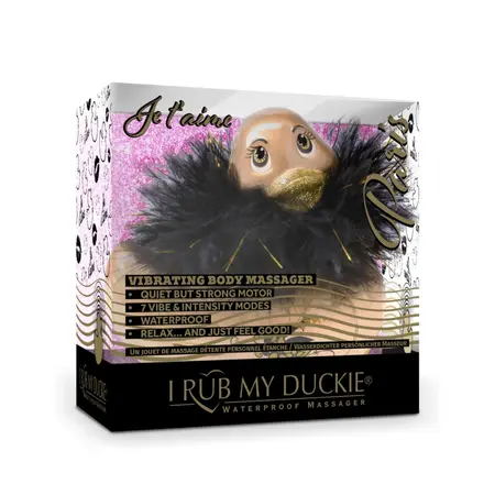 Big Teaze Toys I Rub My Duckie 2.0 Paris Gold Waterproof Massager
